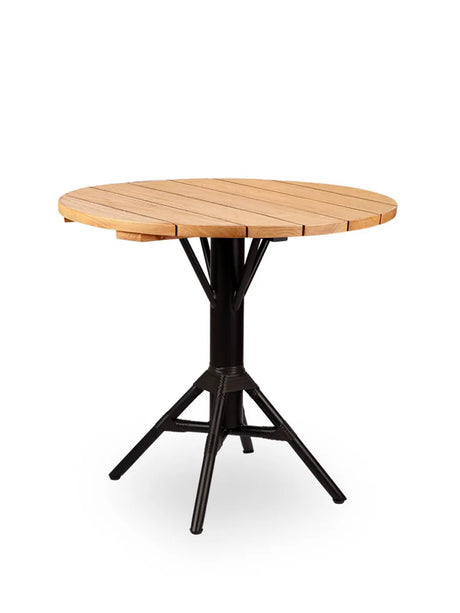 Nicole Cafébord Ø80 fra Sika-Design - Black - Jacobsen Plus