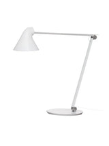 NJP bordlampe fra Louis Poulsen - Hvid / Fod - Jacobsen Plus
