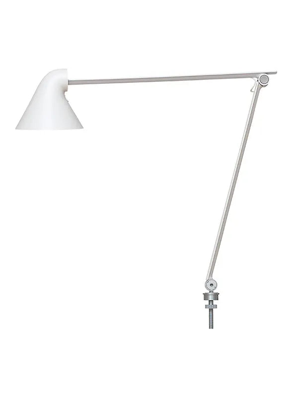 NJP bordlampe fra Louis Poulsen - Hvid / Pind - Jacobsen Plus
