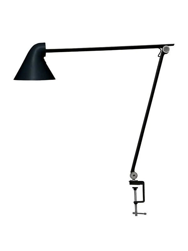 NJP bordlampe fra Louis Poulsen - Sort / Bordklemme - Jacobsen Plus