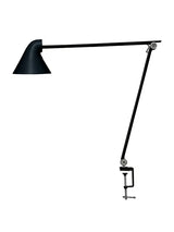 NJP bordlampe fra Louis Poulsen - Sort / Bordklemme - Jacobsen Plus