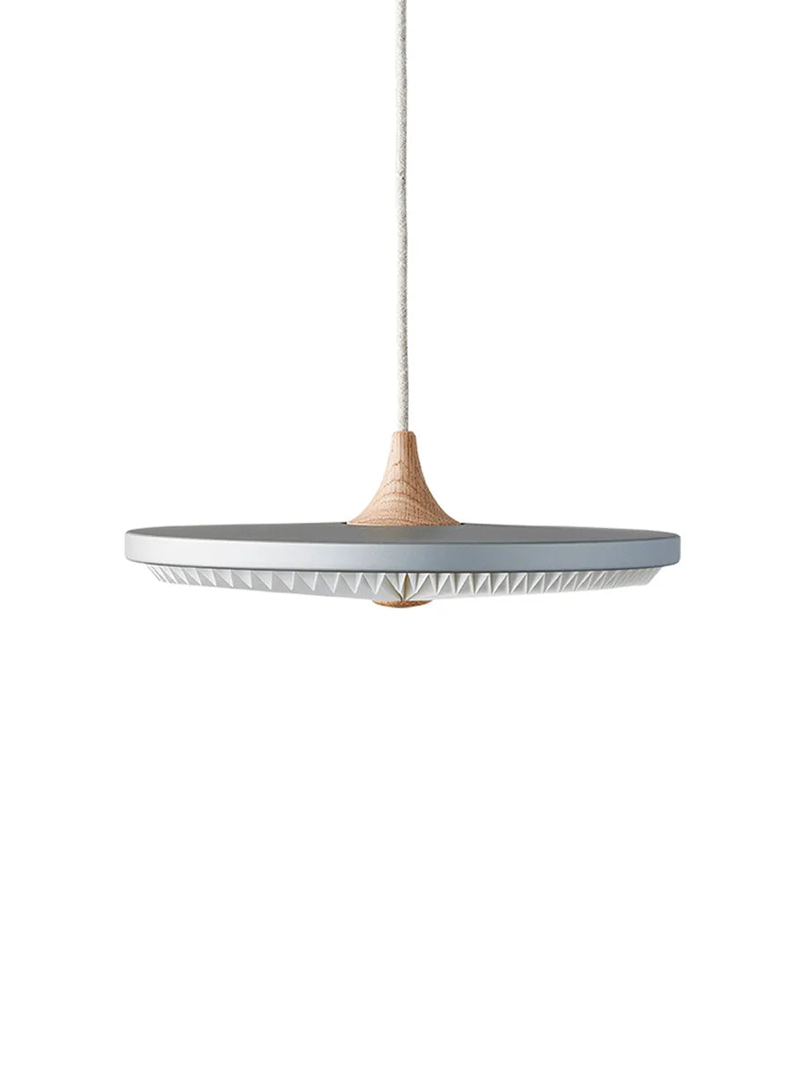 Soleil pendel small, lys eg, plast skærm fra Le Klint