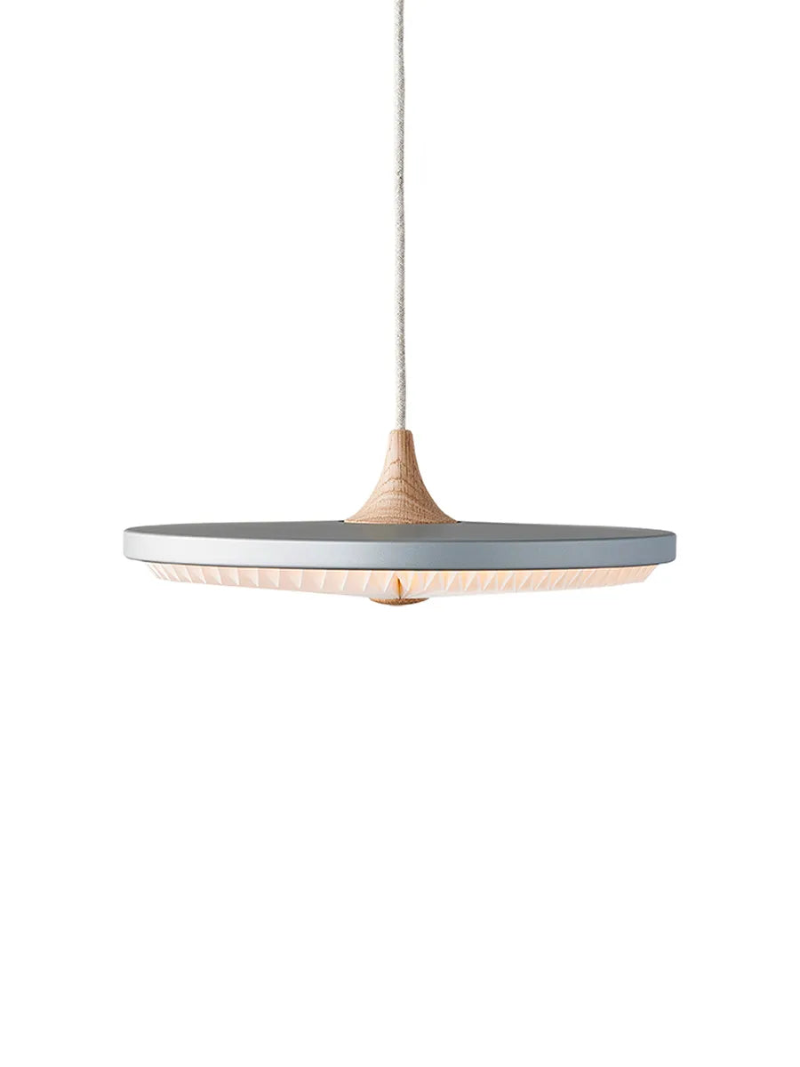 Soleil pendel small, lys eg, papir skærm fra Le Klint