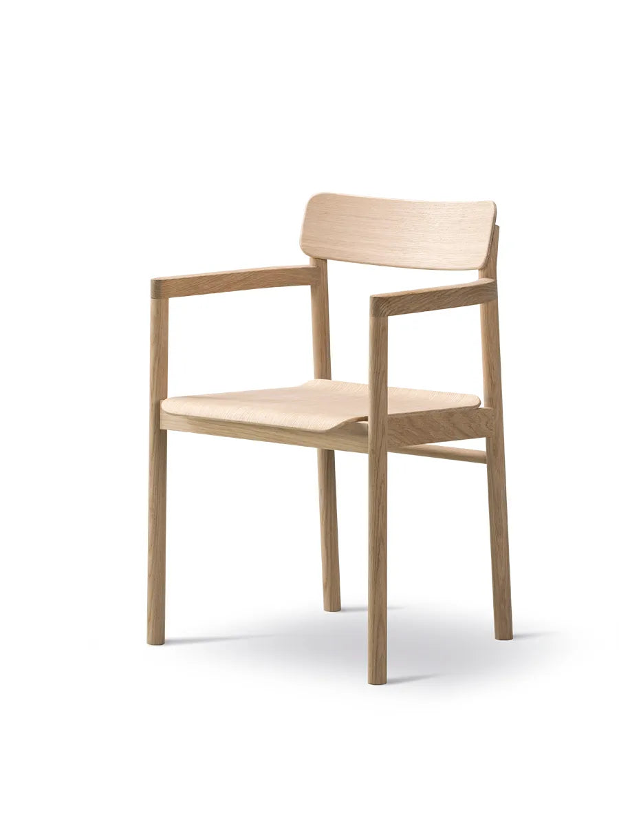 Post Spisebordsstol, eg lys olie fra Fredericia Furniture - 9 - Jacobsen Plus