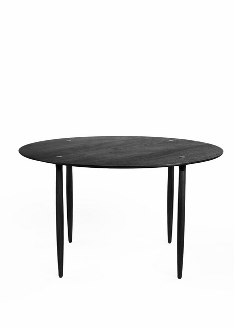 Slow spisebord Ø125 cm, onyx eg fra Stellar Works - 1 - Jacobsen Plus