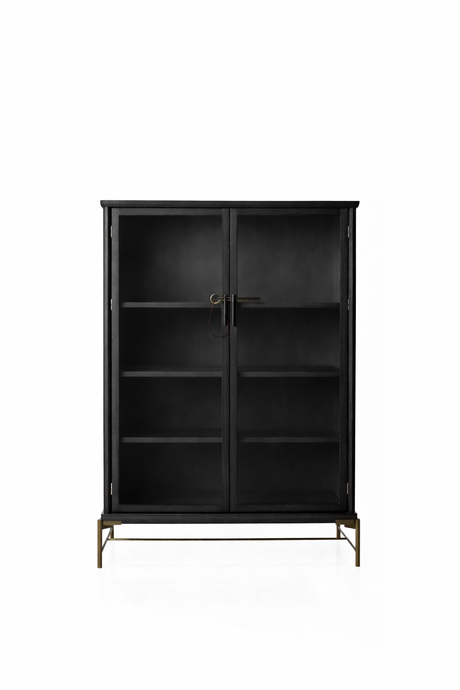 Dowry III kabinet, onyx eg, clear glass fra Stellar Works - 1 - Jacobsen Plus