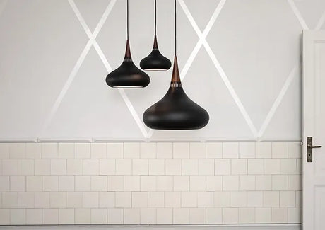 Orient Pendel, black fra Fritz Hansen - P1 (Ø225mm) - Jacobsen Plus