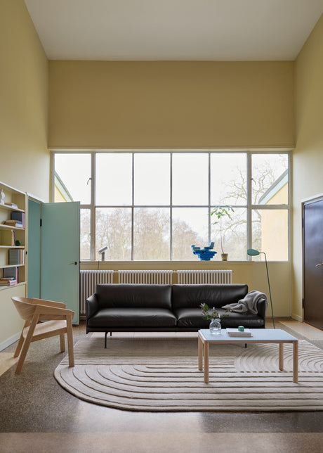 Outline 3 pers. sofa fra Muuto - Cognac Refine leather - Jacobsen Plus