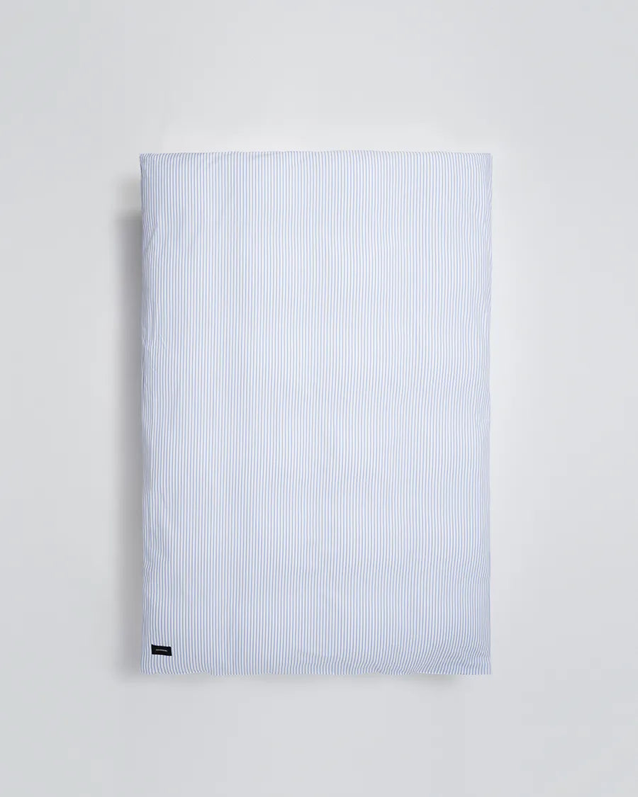 Wall Street Oxford Duvet Cover Single 140x220 cm fra Magniberg - White Stripe - Jacobsen Plus
