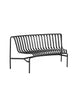 Palissade Park Dining Bench, in, antracit fra Hay