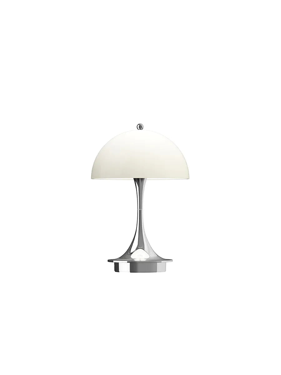 Panthella 160 Portable V3, chrome beige af Verner Panton