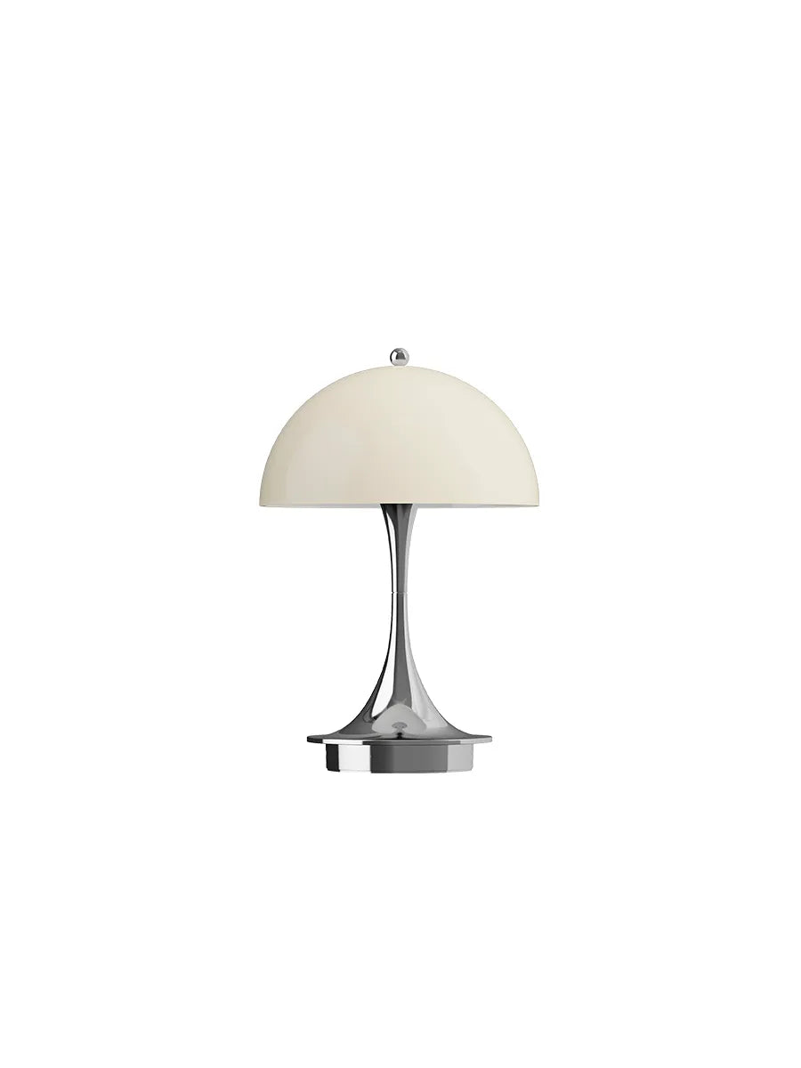 Panthella 160 Portable V3, chrome beige af Verner Panton