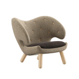 Pelikan stol, eg klar olie af Finn Juhl - Hallingdal 227 / 376 - Jacobsen Plus