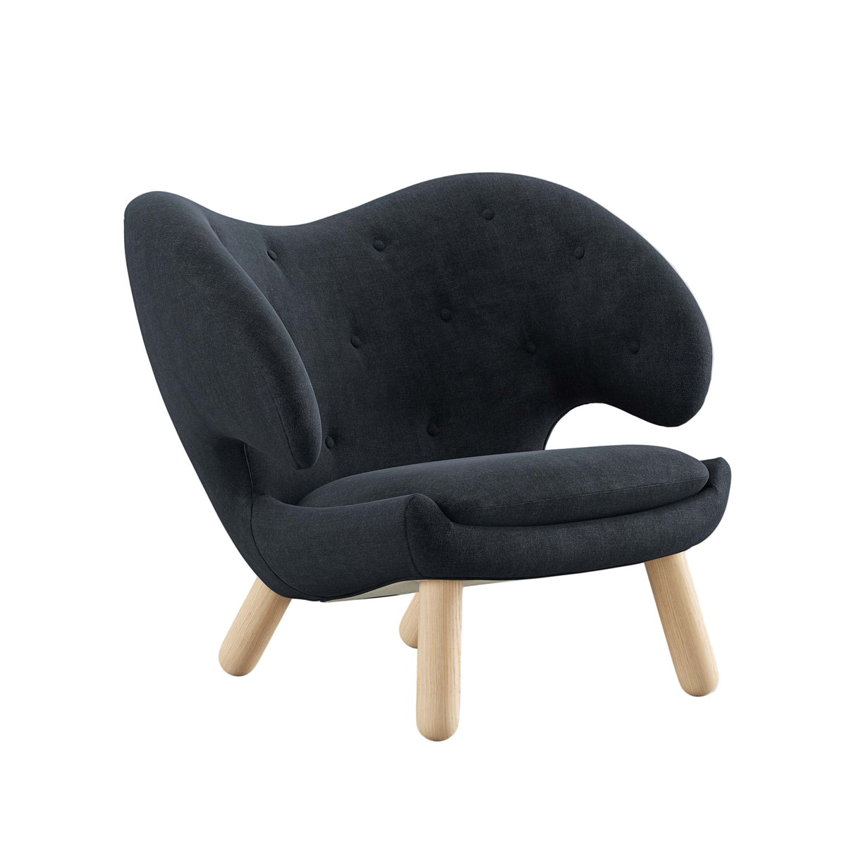 Pelikan stol, eg klar olie af Finn Juhl - Remix 183 - Jacobsen Plus