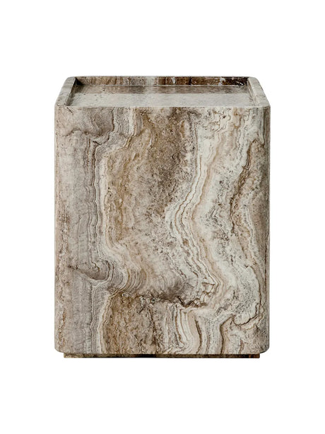 Pietra Side Table, 33 x 33 cm fra GUBI - Lively Sepia - Jacobsen Plus