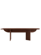Pillabout Office Table, 200x80 cm fra Louise Roe - Mørkbejdset eg - Jacobsen Plus