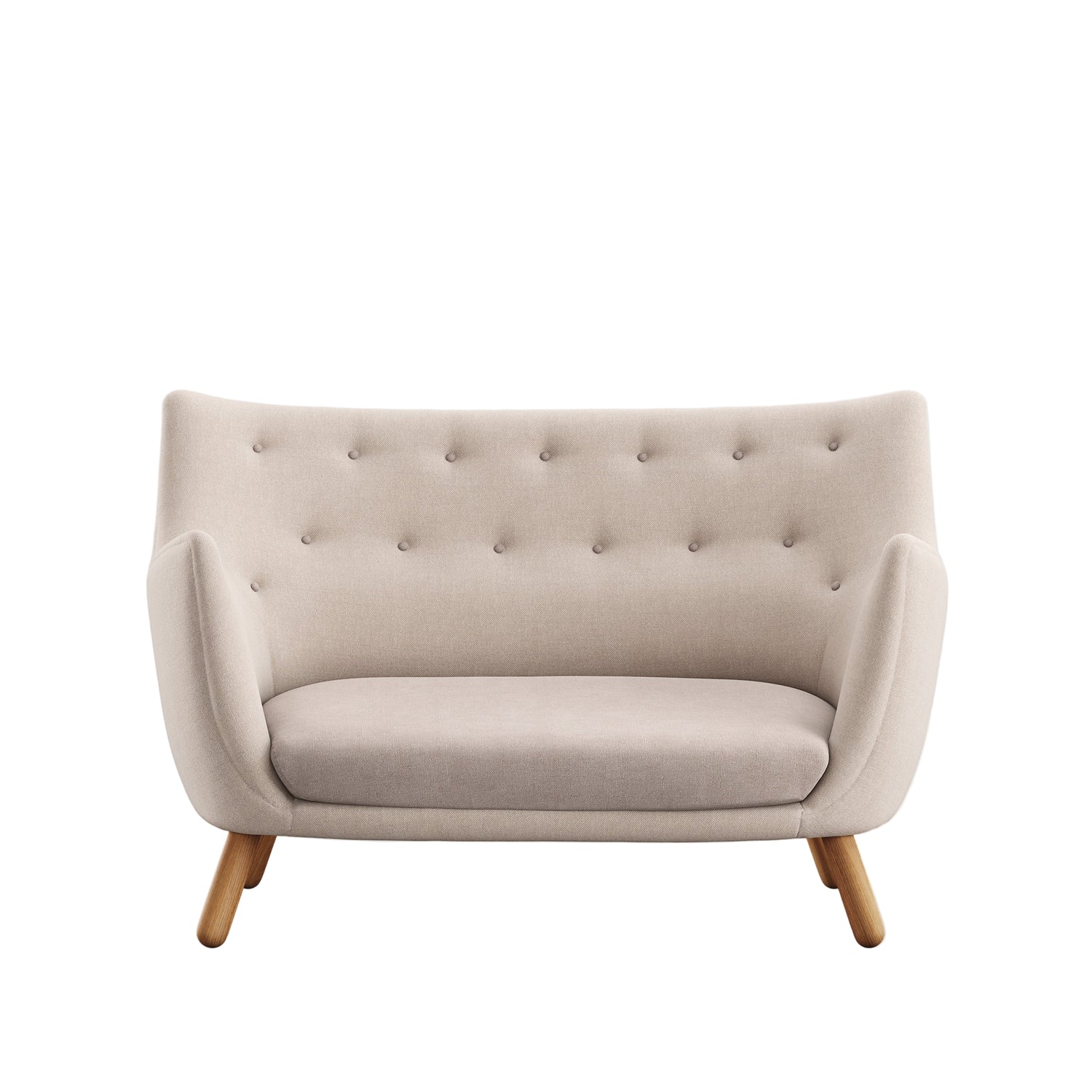 Poet sofa, eg olie af Finn Juhl