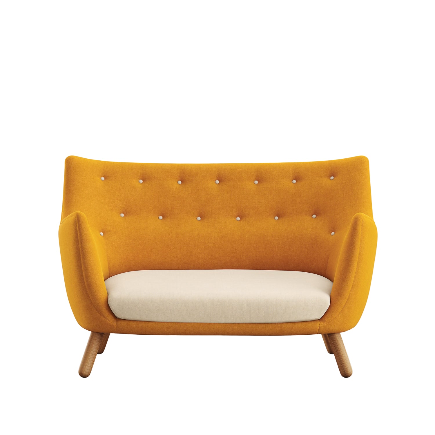 Poet sofa, eg olie af Finn Juhl