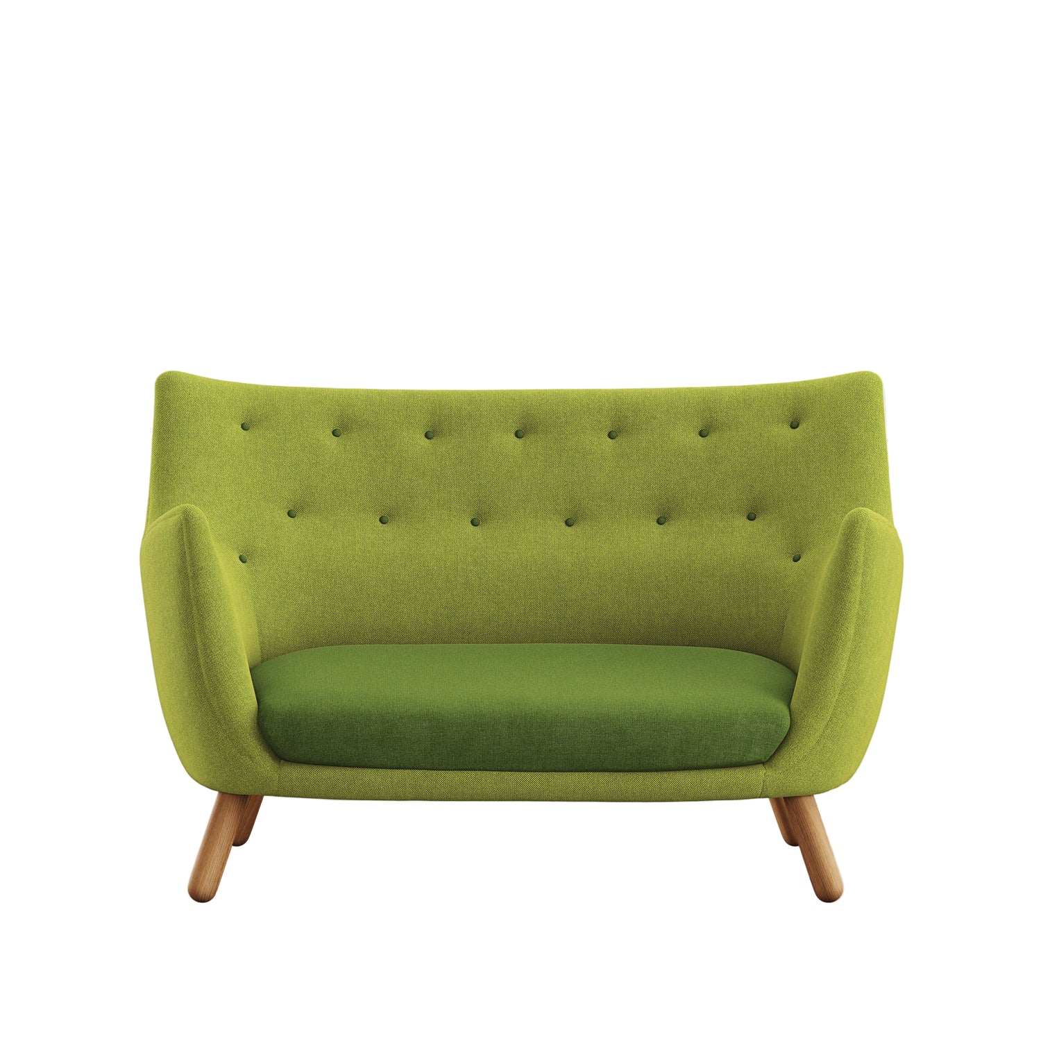 Poet sofa, eg olie af Finn Juhl