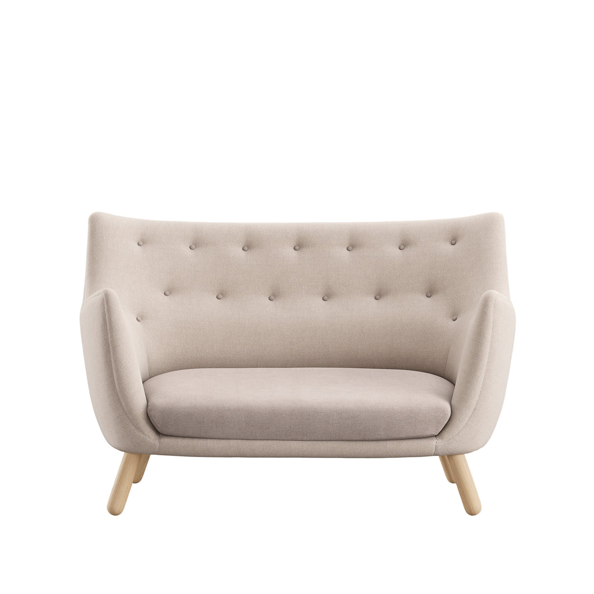 Poet sofa, eg klar olie af Finn Juhl - Hallingdal 103 / 113 - Jacobsen Plus