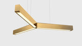 Y Model pendel fra Anour - Poleret messing - Jacobsen Plus