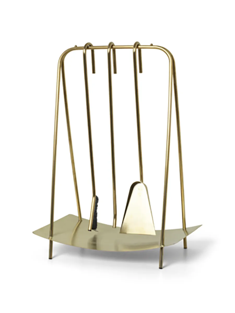 Port Fireplace Tools, messing fra Ferm Living - 1 - Jacobsen Plus