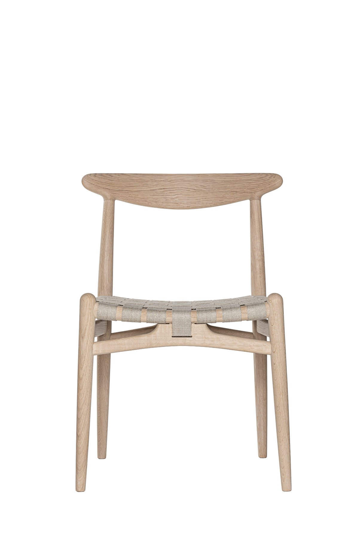 PP101 stol af Hans J. Wegner - Eg / hvid bioolie / natur gjorde - Jacobsen Plus