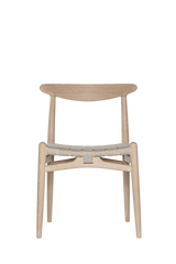 PP101 stol af Hans J. Wegner - Eg / hvid bioolie / natur gjorde - Jacobsen Plus