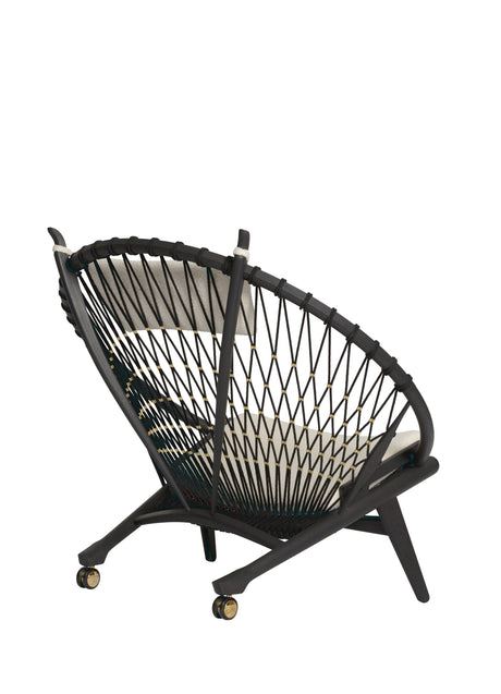 PP130 Cirkelstol af Hans J. Wegner - Standardstof / Eg / Sæbebehandlet - Jacobsen Plus