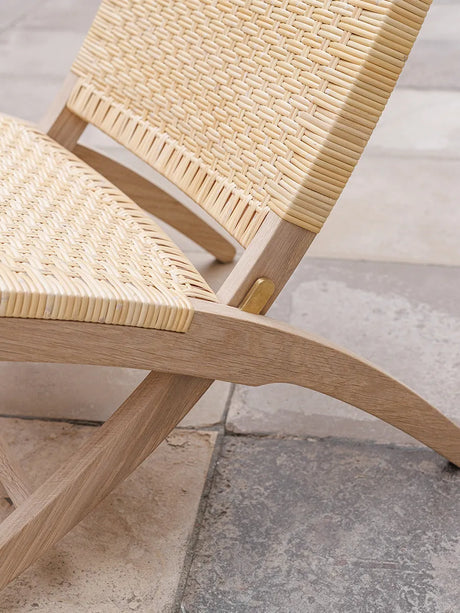 PP512 Foldestol af Hans J. Wegner - Sæbebehandlet / Eg - Jacobsen Plus
