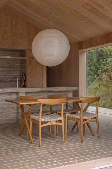 PP85 Spisebord af Hans J. Wegner - B: 160 cm / Eg / Sæbebehandlet - Jacobsen Plus