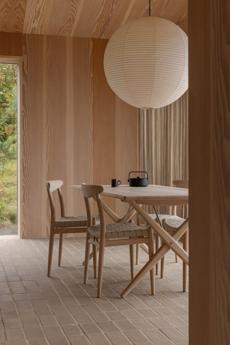 PP85 Spisebord af Hans J. Wegner - B: 160 cm / Eg / Sæbebehandlet - Jacobsen Plus