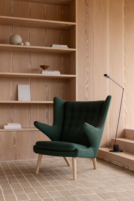 PP19 Bamsestolen af Hans J. Wegner - Standardstof / Eg / Sæbebehandlet - Jacobsen Plus