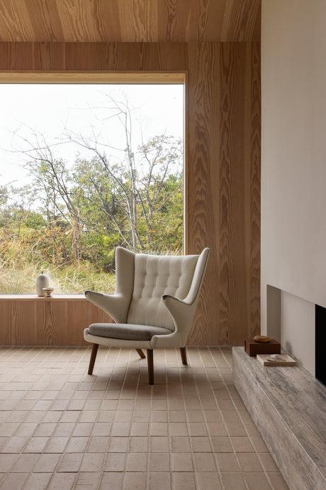 PP19 Bamsestolen af Hans J. Wegner - Standardstof / Eg / Sæbebehandlet - Jacobsen Plus