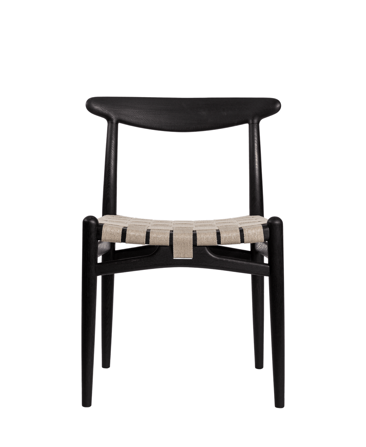 PP101 stol af Hans J. Wegner - Eg / TannicTint sort / natur gjorde - Jacobsen Plus