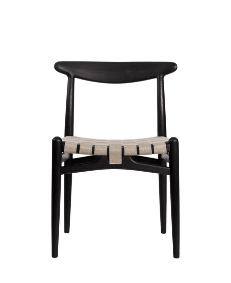 PP101 stol af Hans J. Wegner - Eg / TannicTint sort / natur gjorde - Jacobsen Plus