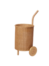 Tukki Trolley – naturlig rattan vogn fra Ferm Living - 1 - Jacobsen Plus