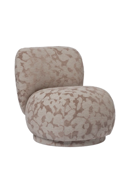 Rico Lounge Chair Piccolo fra Ferm Living - Swivel Cilla - Taupe - Jacobsen Plus