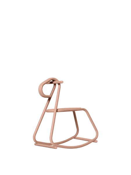 Lussi Rocking Horse – skulpturel gyngehest fra Ferm Living - Rose - Jacobsen Plus