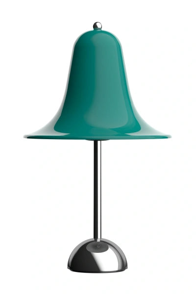Pantop bordlampe, Ø23 af Verner Panton - Dark teal - Jacobsen Plus