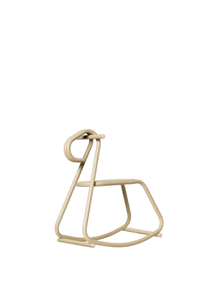 Lussi Rocking Horse – skulpturel gyngehest fra Ferm Living - Cashmer - Jacobsen Plus