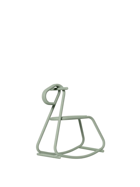Lussi Rocking Horse – skulpturel gyngehest fra Ferm Living - Tea Green - Jacobsen Plus
