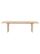 Private Dining Table, 260x100 cm fra GUBI - Light Stained Oak - Jacobsen Plus