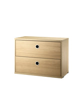 Modul m. To Skuffer, B58 fra String - Eg - Jacobsen Plus