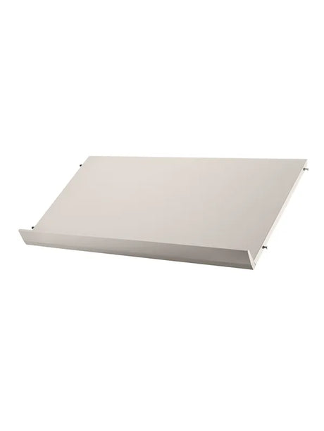 Magasinhylde, træ fra String - Beige / Smal: 58 x 30 x 2 cm - Jacobsen Plus