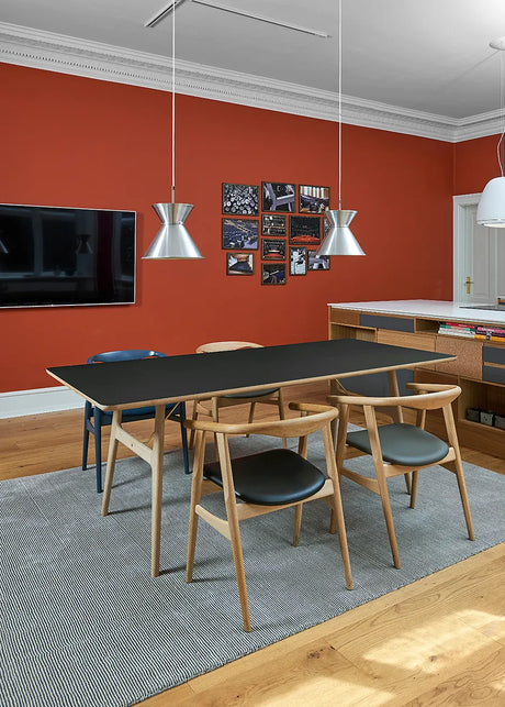 Snedkergården - RM13 Spisebord, ubehandlet eg, 80x200 cm - 2 - Jacobsen Plus