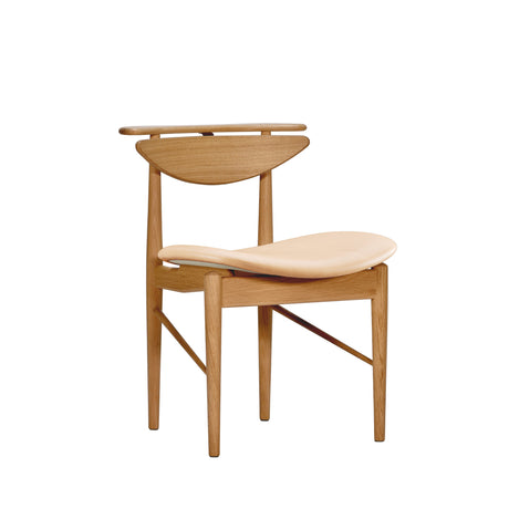 Karmstolen, eg olie af Finn Juhl - Vegetabilsk læder (natur) - Jacobsen Plus