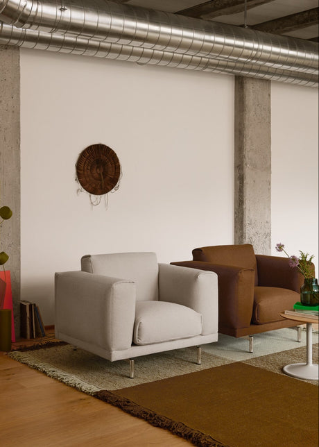 Muuto - Rest Loungestol - Acca 361 - Sort metal stel - Jacobsen Plus
