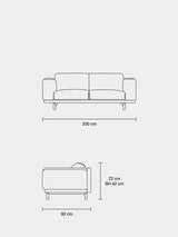 Rest 2 pers. sofa fra Muuto - 2 - Jacobsen Plus
