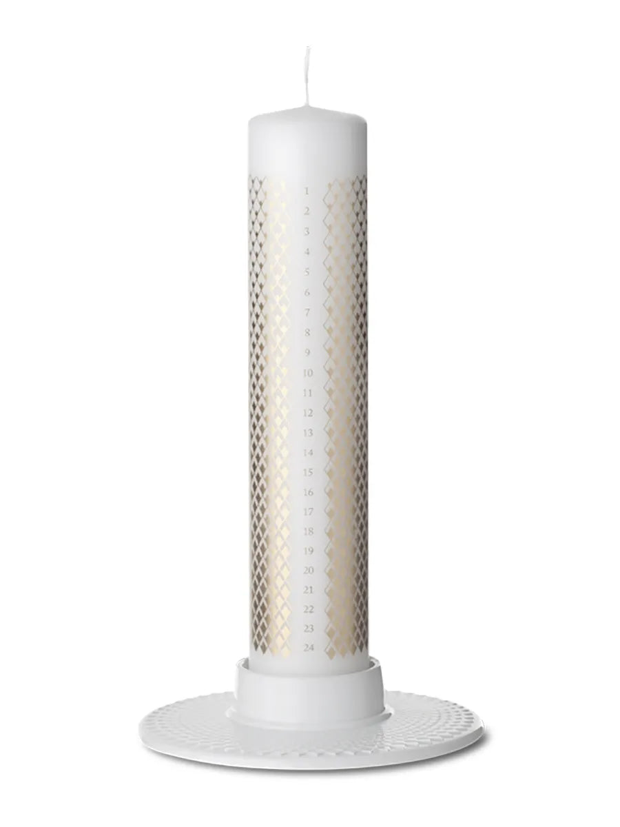 Rhombe Bloklysestage fra Lyngby Porcelæn